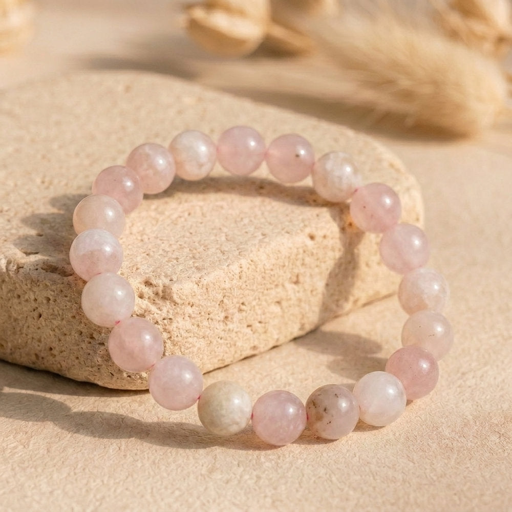 Bracelet "Douceur" en Opale Rose