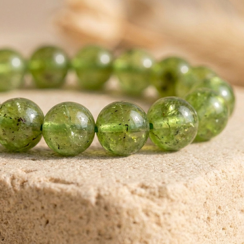 Bracelet "Atténuation" en Péridot