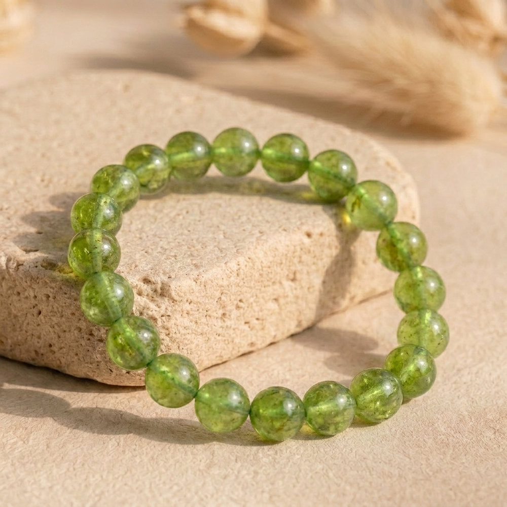 Bracelet "Atténuation" en Péridot