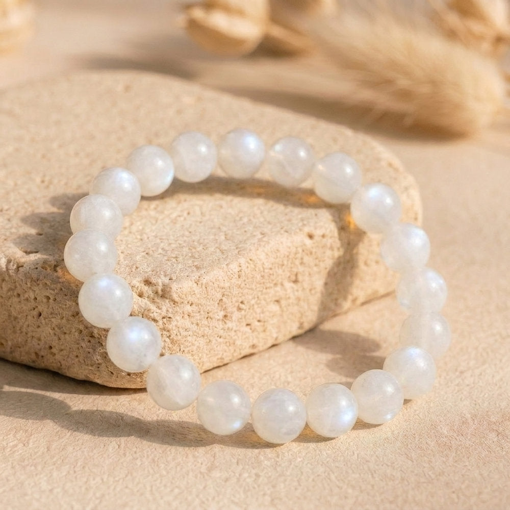 Bracelet "Féminité" en Pierre de Lune