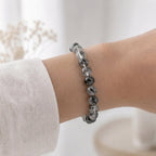 Bracelet "Purification et Protection" en Quartz & Tourmaline Noire