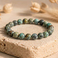 Bracelet "Positif" en Turquoise Verte