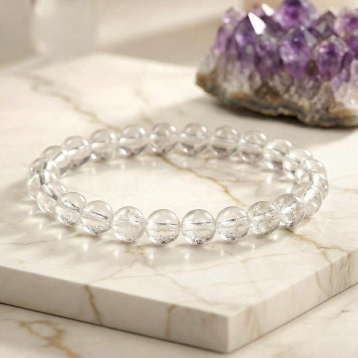 Bracelet "Amplificateur" en Quartz (Cristal de Roche)