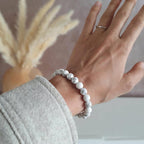 Bracelet "Patience" en Howlite