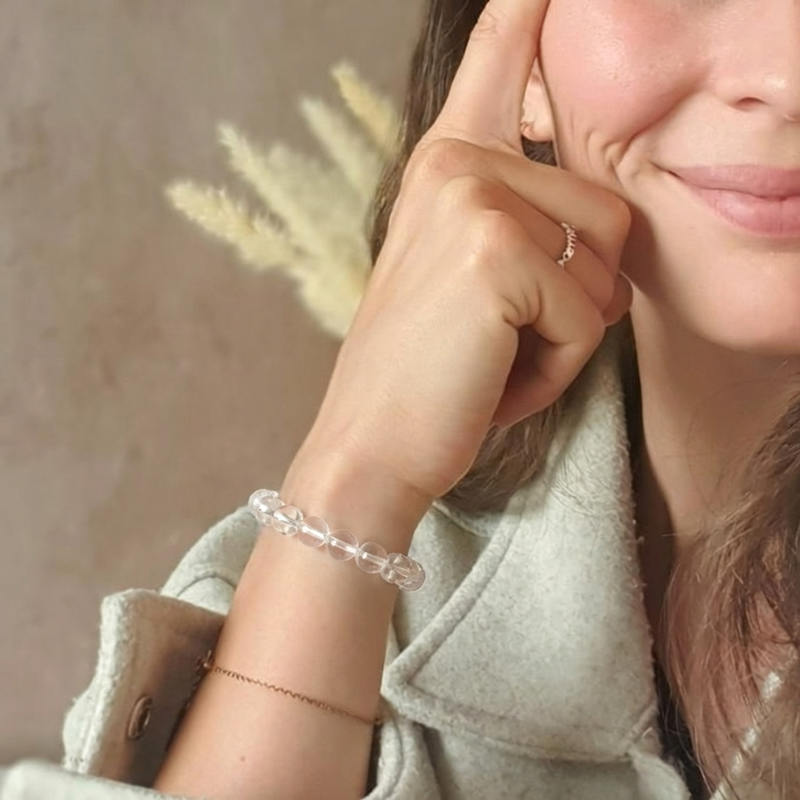 Bracelet "Amplificateur" en Quartz (Cristal de Roche)