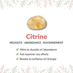 Vertus de la pierre : Citrine