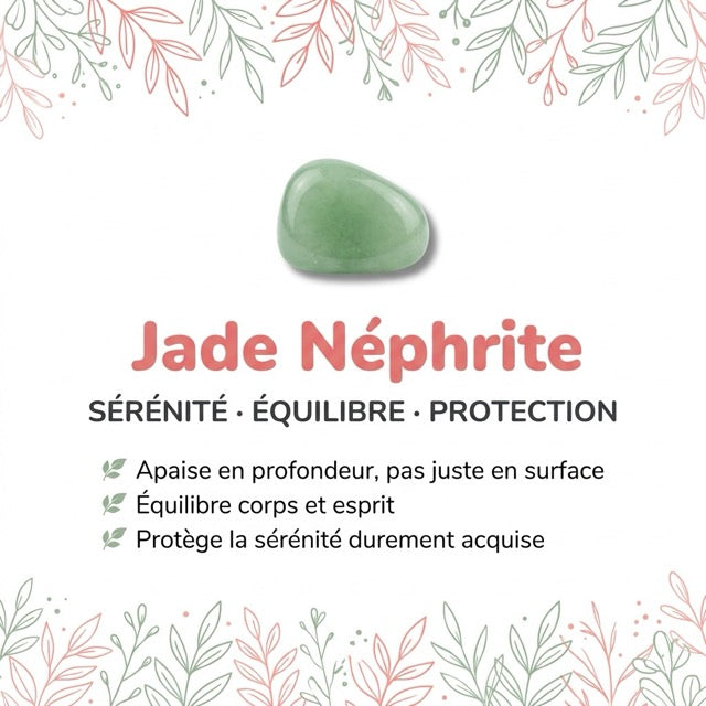 Vertus de la pierre : Jade Nephrite