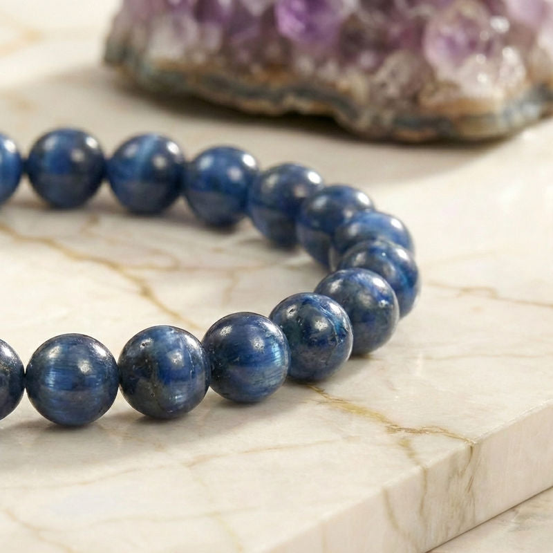 Bracelet "Accord" en Cyanite Bleue profond
