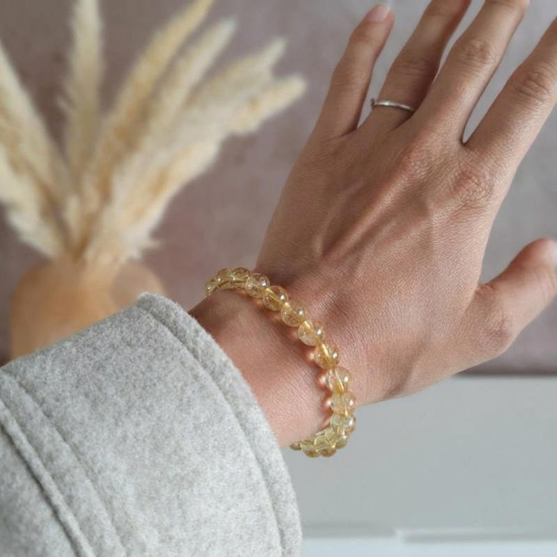 Bracelet "Réussite" en Citrine