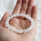 Bracelet "Amplificateur" en Quartz brisé (Cristal de Roche)