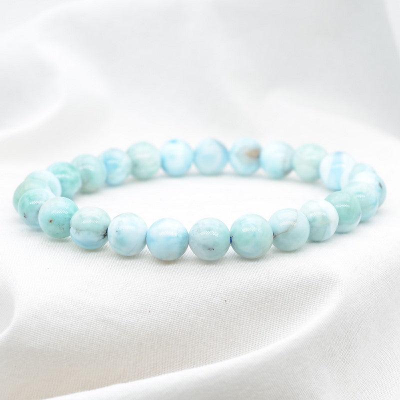 [PIÈCE RARE] Bracelet en Larimar AA - lespierresdubienetre