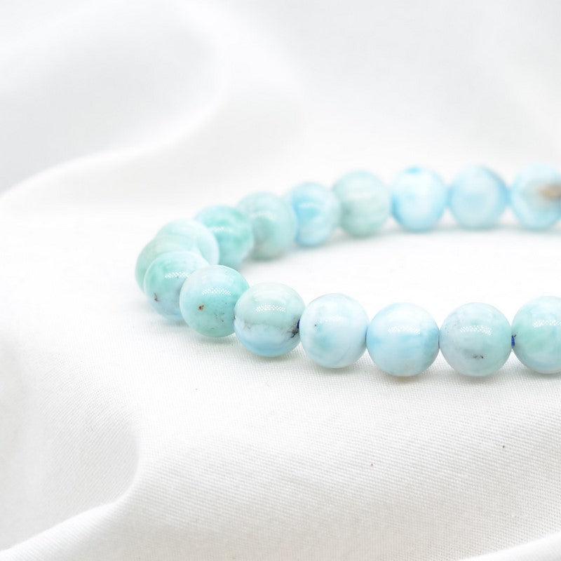 [PIÈCE RARE] Bracelet en Larimar AA - lespierresdubienetre