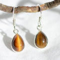Boucles d'oreilles "Confiance" en Œil-de-Tigre Goutte (Argent 925)
