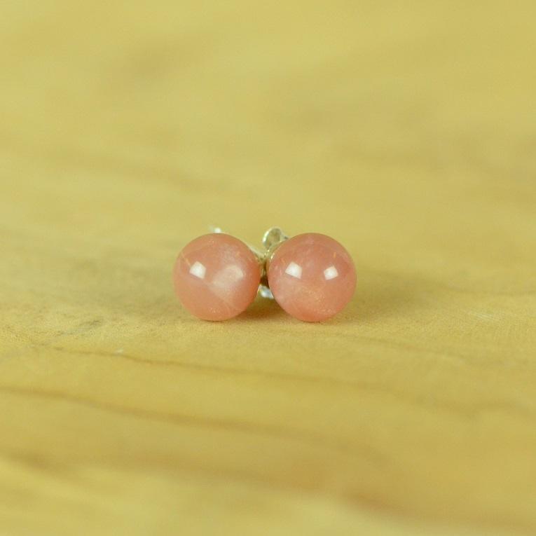 Boucles d'oreilles "Féminité" en Pierre de Lune ( Argent 925 ) - lespierresdubienetre