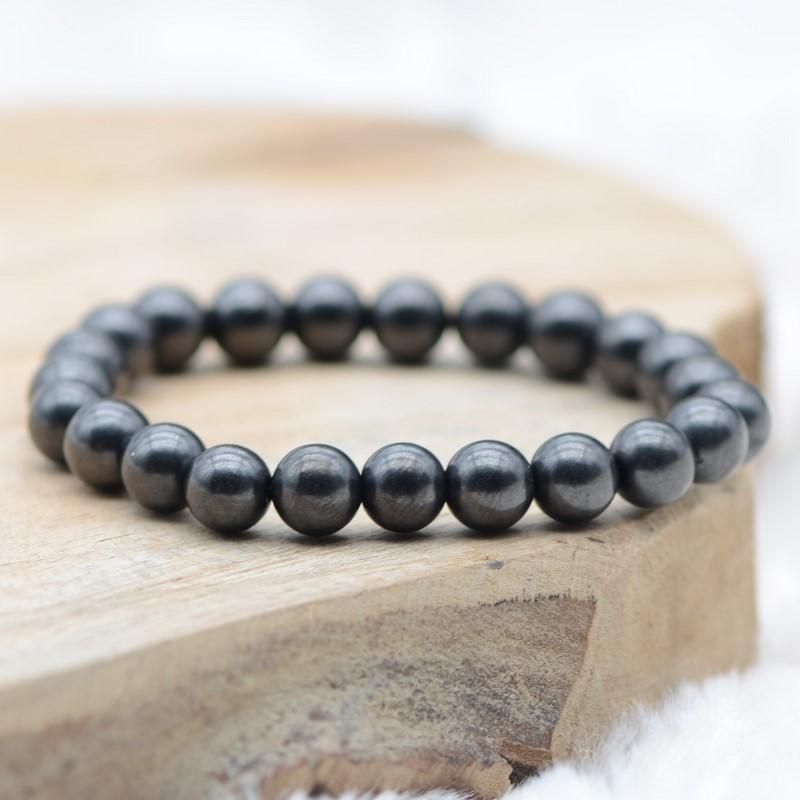 Bracelet "Barrière" en Shungite - lespierresdubienetre