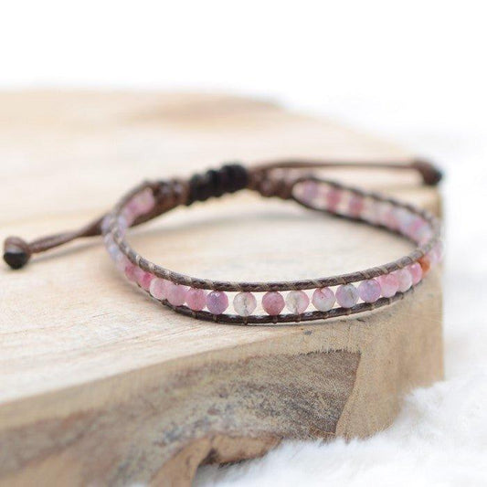 Bracelet Boho "Absorption & Amour" - lespierresdubienetre