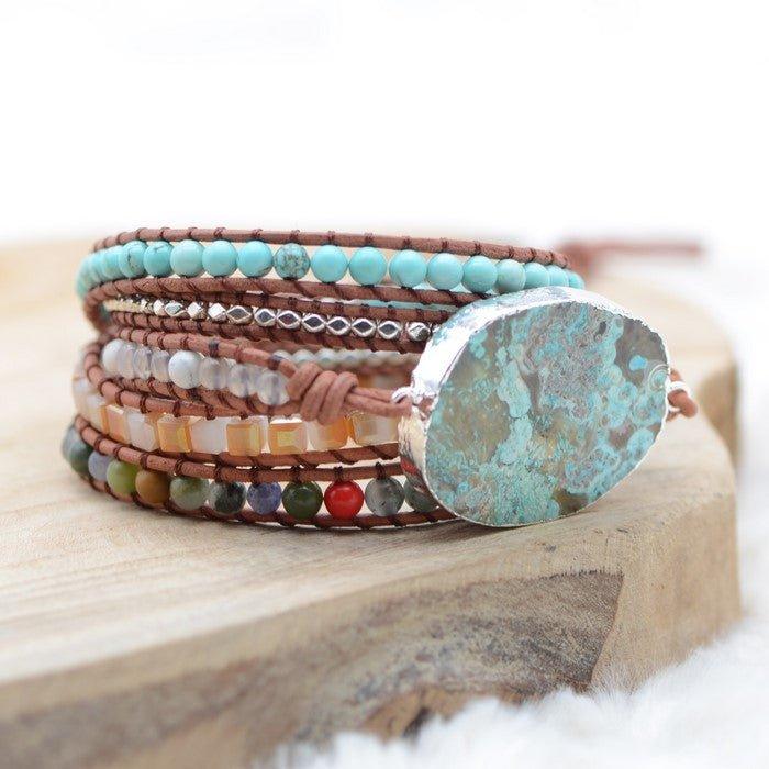 Bracelet Boho "Amour en famille" - lespierresdubienetre