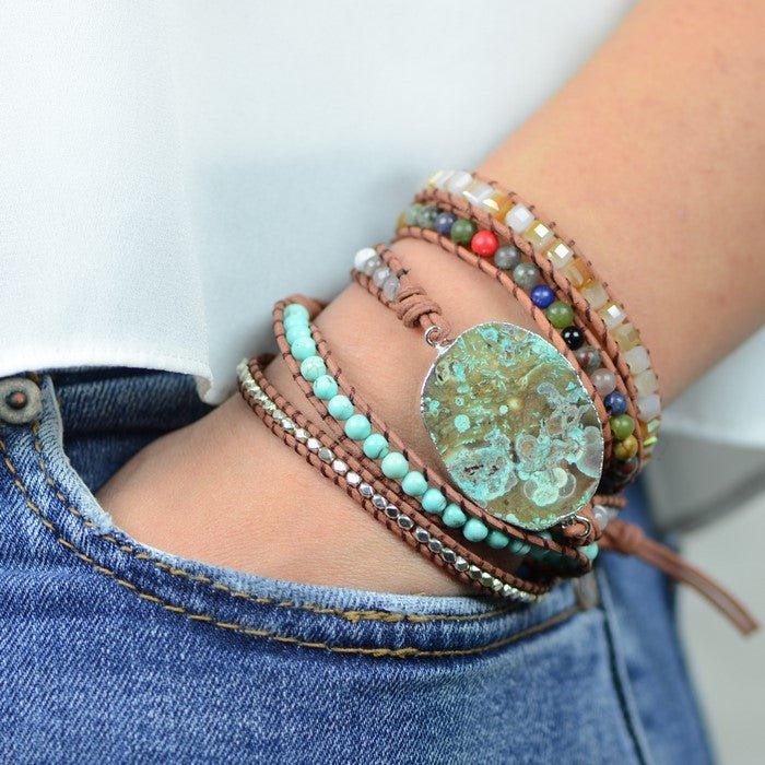 Bracelet Boho "Amour en famille" - lespierresdubienetre