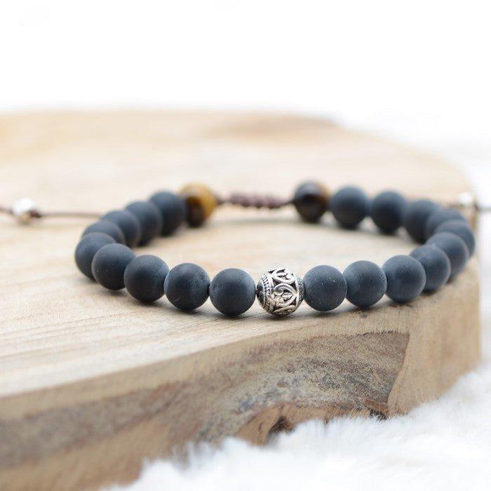 Bracelet Boho "Force et Confiance" - lespierresdubienetre