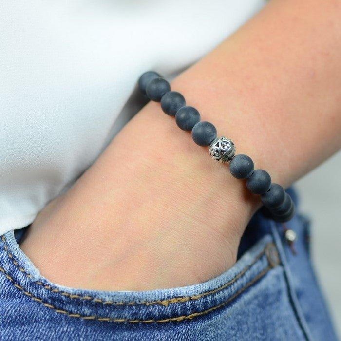 Bracelet Boho "Force et Confiance" - lespierresdubienetre