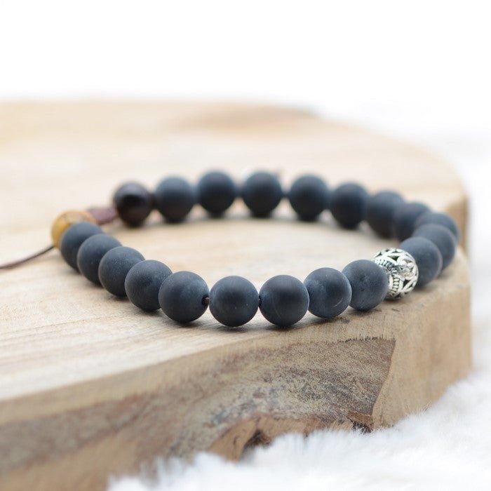 Bracelet Boho "Force et Confiance" - lespierresdubienetre