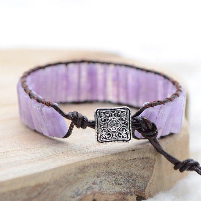 Bracelet Boho "Force et Sagesse" - lespierresdubienetre