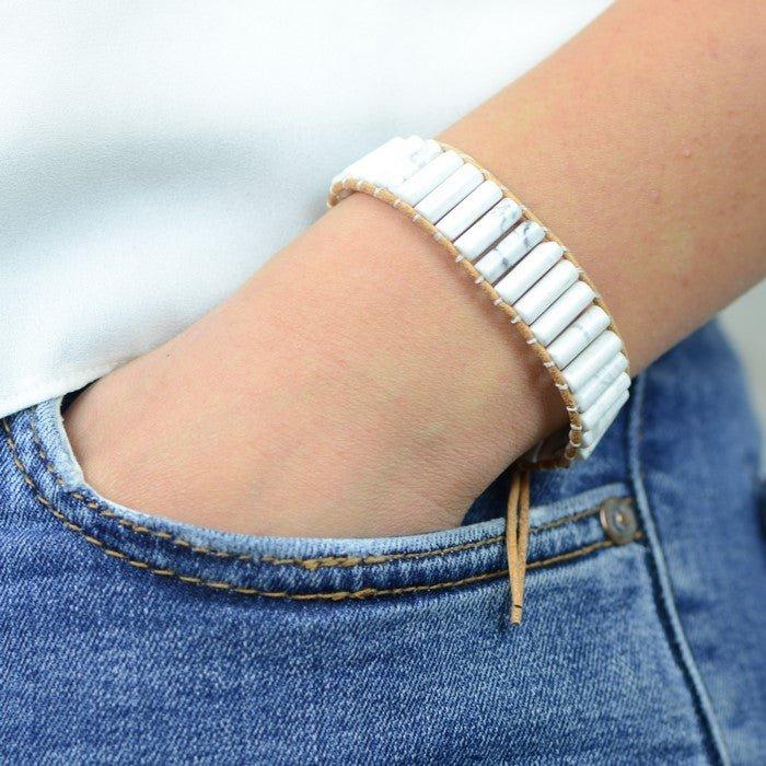 Bracelet Boho "Patience" - lespierresdubienetre