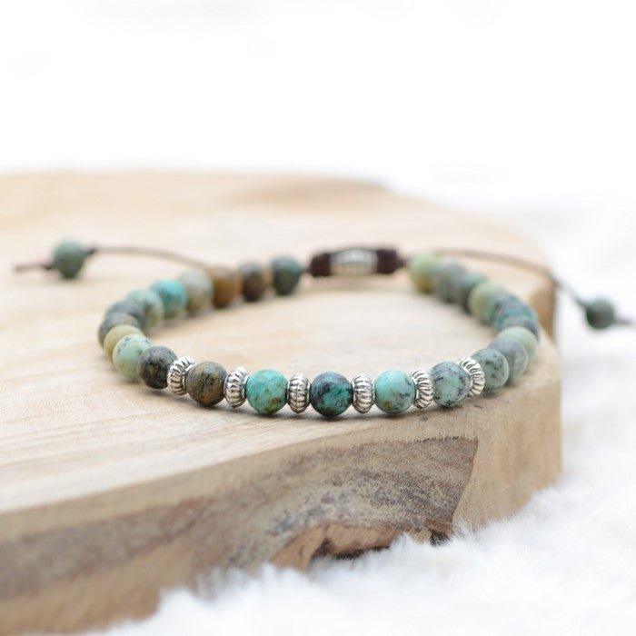 Bracelet Boho "Positif" - lespierresdubienetre