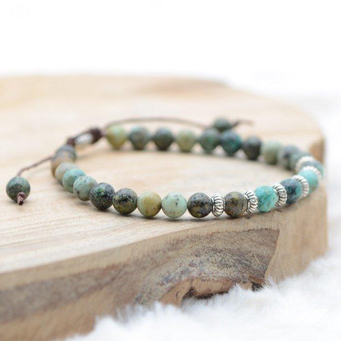 Bracelet Boho "Positif" - lespierresdubienetre