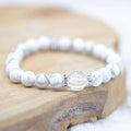 Bracelet Cristal "Patience" en Howlite