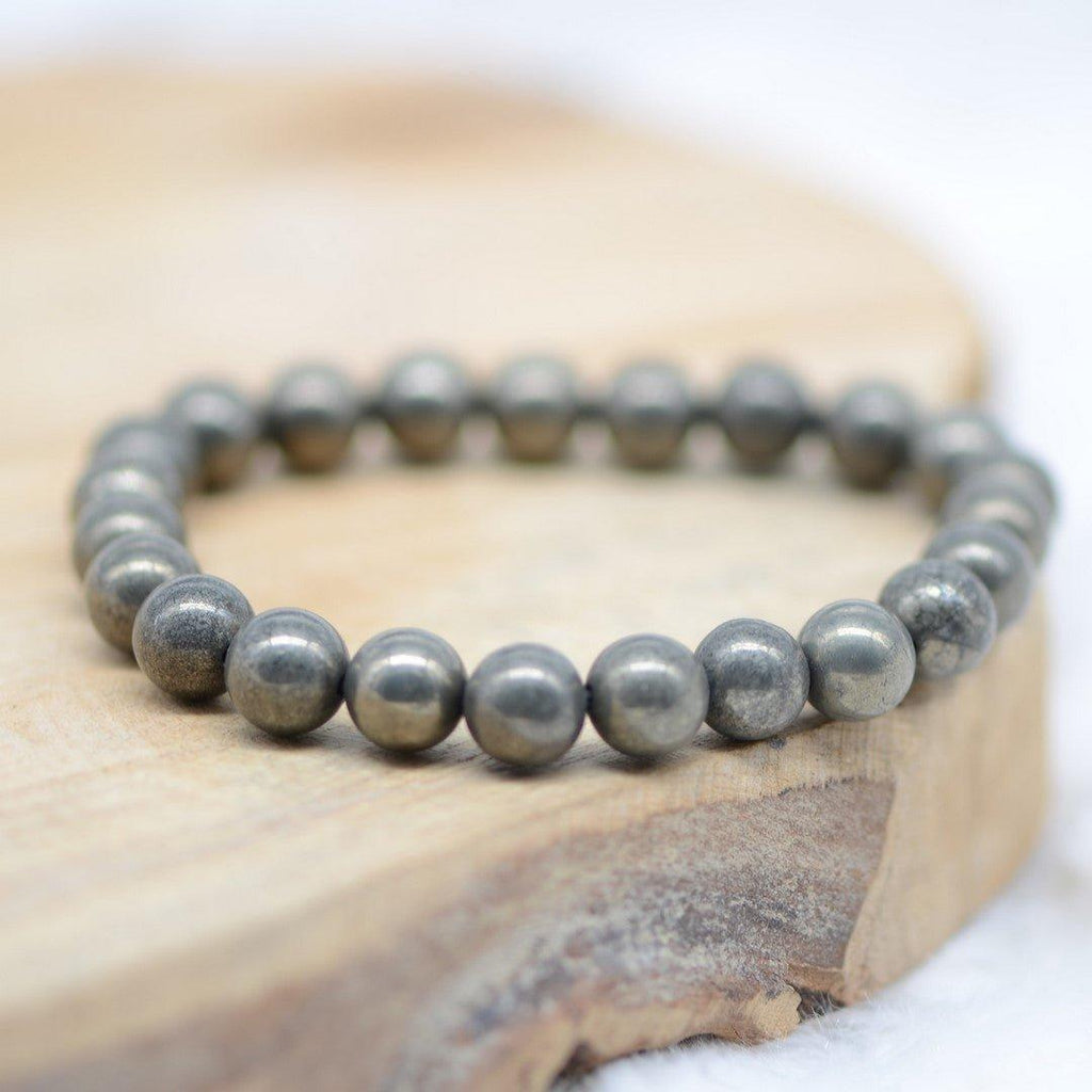 Bracelet "Égyptien" en Pyrite - lespierresdubienetre