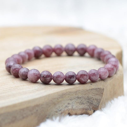 Bracelet "Éveil" en Lépidolite - lespierresdubienetre