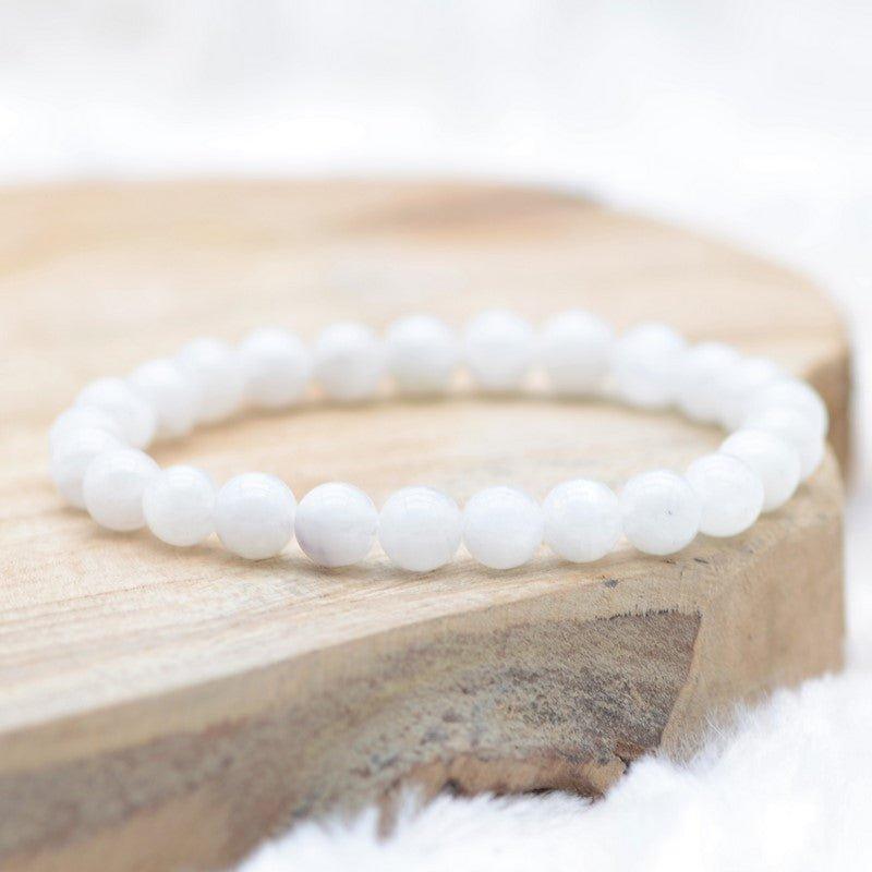 Bracelet "Féminité" en Pierre de Lune - lespierresdubienetre