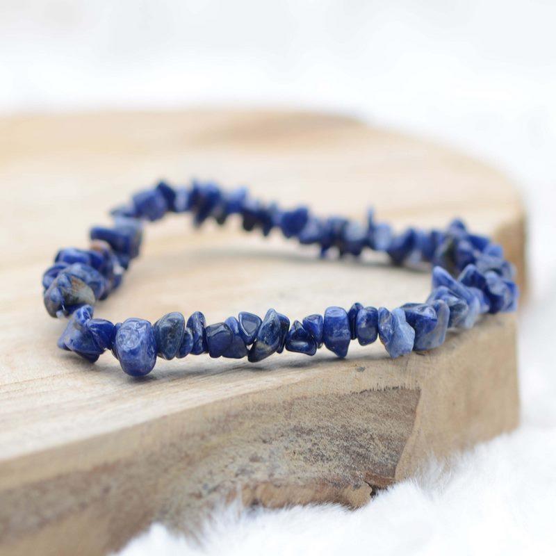 Bracelet "Maîtrise" en Sodalite Chip - lespierresdubienetre