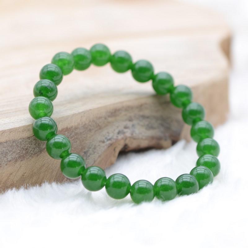 Bracelet "Méditation" en Jade Néphrite - lespierresdubienetre