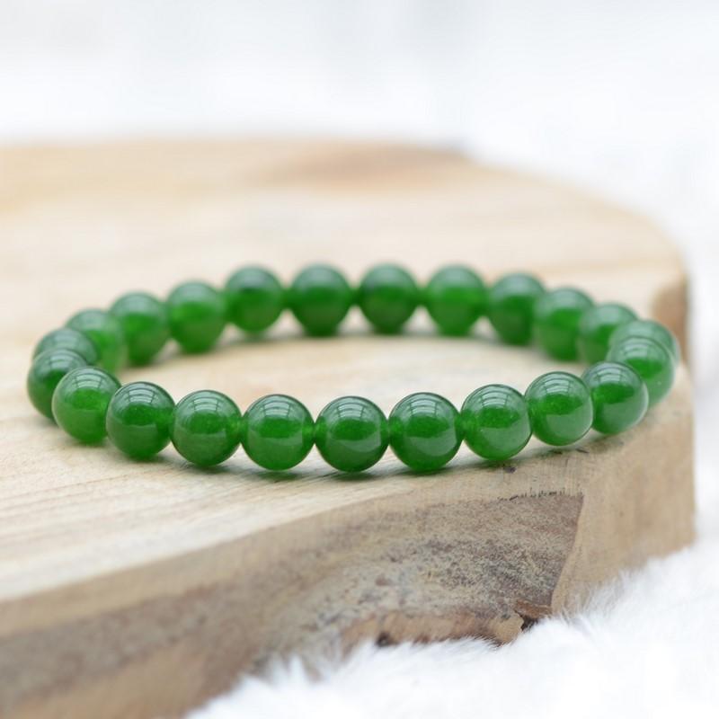 Bracelet "Méditation" en Jade Néphrite - lespierresdubienetre