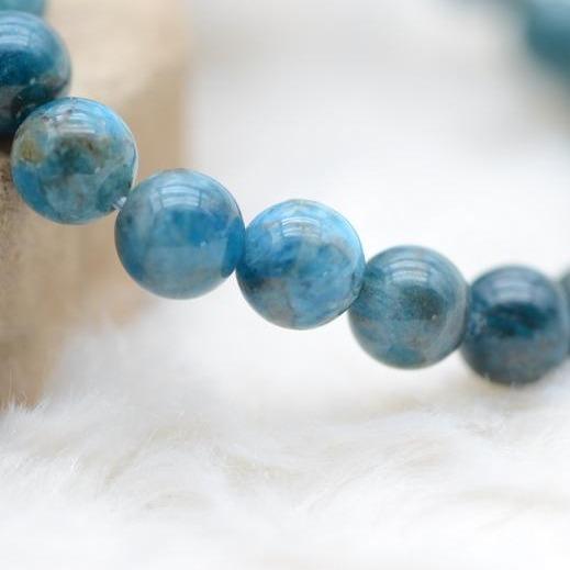 Bracelet "Motivation" en Apatite Bleue - lespierresdubienetre