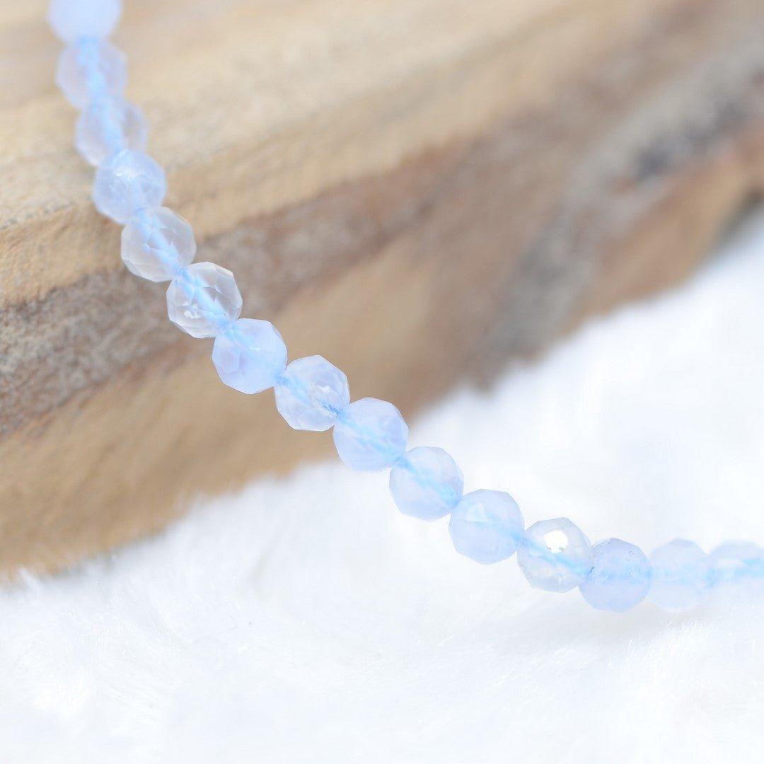 Bracelet "Motivation" en Apatite Bleue à facettes - lespierresdubienetre