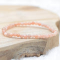Bracelet "Optimisme" en Pierre de Soleil à facettes