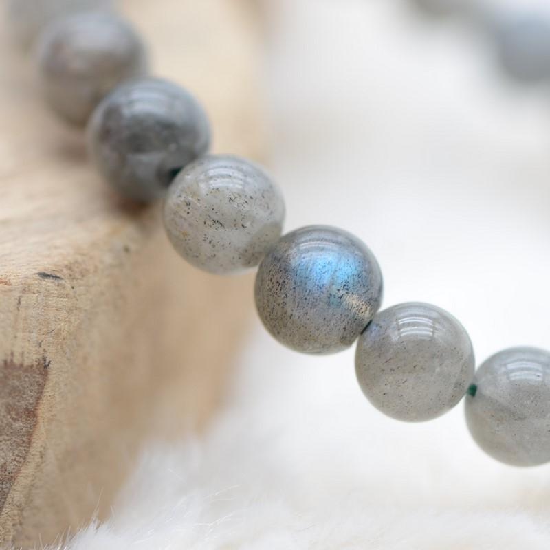 Bracelet "Protection" en Labradorite - lespierresdubienetre