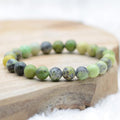 Bracelet "Réconfort" en Chrysoprase