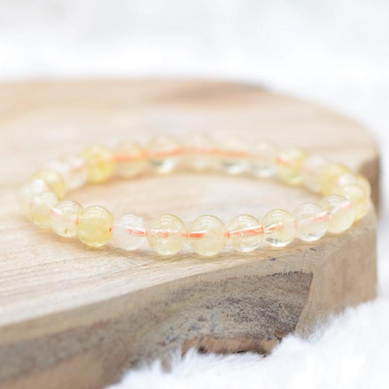 Bracelet "Réussite" en Citrine - lespierresdubienetre