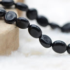 Bracelet roulé "Bouclier" en Obsidienne - lespierresdubienetre
