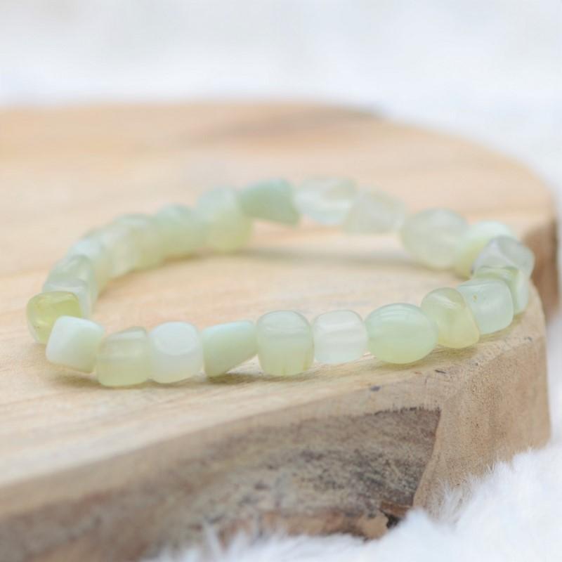 Bracelet roulé "Sérénité" en Jade - lespierresdubienetre