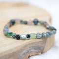 Bracelet roulé "Stabilité" en Jaspe Héliotrope