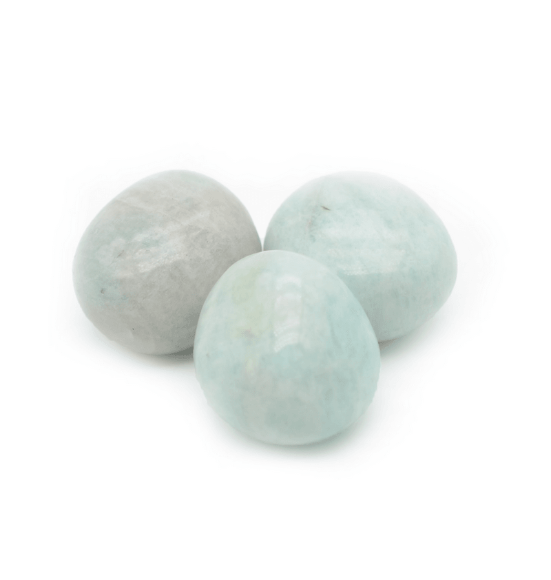 Pierre roulée "Apaisement" en Amazonite (Lot de 30g) - lespierresdubienetre