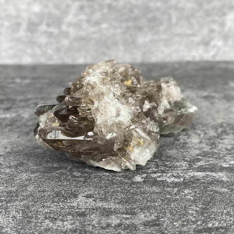 Géode de quartz fumé (75g) Réf : GQF13 - lespierresdubienetre