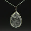 Pendentif "Amplificateur" en Quartz (cristal de roche) Goutte