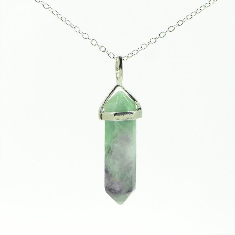 Pendentif "Concentration" en Fluorite Pointe - lespierresdubienetre