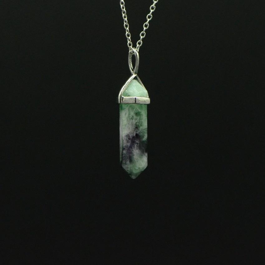 Pendentif "Concentration" en Fluorite Pointe - lespierresdubienetre